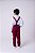 Conjunto Meninos Miss Cherry Leo Suspensorio Marsala - Imagem 7