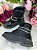 Bota Coturno Flor Di Mila Preta Fashion - Imagem 2