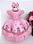 Vestido Infantil Menina Bonita Bosque Encantado Rosa - Imagem 5