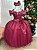 Vestido Marie Longo Manga Princesa Marsala - Imagem 4