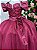 Vestido Marie Longo Manga Princesa Marsala - Imagem 3