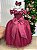 Vestido Marie Longo Manga Princesa Marsala - Imagem 5