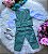 Conjunto Miss Cherry Social Leonardo Colete Verde - Imagem 4