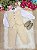 Conjunto Miss Cherry Social Leonardo Colete Palha - Bege - Imagem 6
