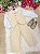 Conjunto Miss Cherry Social Leonardo Colete Palha - Bege - Imagem 3