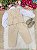 Conjunto Miss Cherry Social Leonardo Colete Palha - Bege - Imagem 7