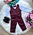 Conjunto Miss Cherry Social Leonardo Colete Marsala - Imagem 2
