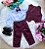 Conjunto Miss Cherry Social Leonardo Colete Marsala - Imagem 13