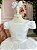 Vestido Enjoy Longo Branco Babadinho - Imagem 9