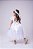 Vestido Enjoy Longo Branco Babadinho - Imagem 3