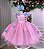 Vestido Marie Jardim Encantado Rosa Borboletas Azul - Imagem 6