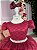Vestido Enjoy Longo Laura Peito rendado Marsala - Imagem 5