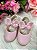 Sapatilha Flor Di MIla Baby Rosa Gliter - Imagem 2