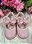 Sapatilha Flor Di MIla Baby Rosa Gliter - Imagem 1