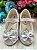 Sapatilha Flor Di MIla Baby Branco lacinho Strass - Imagem 4