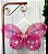 Asa De Borboletas / Fadas Infantil Pink - Imagem 2