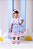 Vestido Tematicos Kids Fazendinha Salopete Jeans - Imagem 3