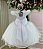 Vestido Marie Jardim Encantado Mel Branco - Imagem 8