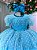 Vestido Marie Azul Tiffany Bolinhas - Imagem 9