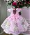 Vestido Marie Jardim Encantado Borboleta Rosa - Imagem 4
