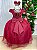 Vestido Vila Lele Longo Jardim Encantado Borboletas Marsala - Imagem 1