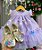 Vestido Vila Lele Jardim das Borboletas Baby Liz Lilas - Imagem 3