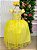 Vestido Vila Lele Longo Jardim Encantado Borboletas Amarelo - Imagem 4
