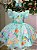 Vestido Tematicos Kids Fundo do Mar - Sereia Ariel Modelo 2 Tiffany - Imagem 3