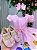 Vestido Temáticos Kids Bolofofos - Bolo Fofos Rosa Bebe - Imagem 6