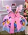 Vestido Temáticos Kids Bolofofos - Bolo Fofos Rosa Bebe - Imagem 2