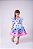 Vestido Temáticos Kids Tik Tok Azul Bebe - Imagem 5