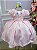 Vestido Miss Sweet Jardim Encantado Rosa Bebe - Imagem 6