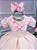 Vestido Miss Sweet Rosa Bebe Lacinhos - Imagem 5
