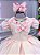 Vestido Miss Sweet Rosa Bebe Lacinhos - Imagem 2