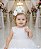 Vestido Marie Jardim das Borboletas Branco Viviane - Imagem 1