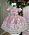 Vestido Marie Jardim Encantado Realeza Rose Renda Branca - Imagem 3