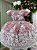 Vestido Marie Jardim Encantado Realeza Rose Renda Branca - Imagem 5