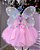 Vestido Marie Jardim das Borboletas Rosa Bebe Viviane - Imagem 2