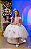 Vestido Juvenil - Midi Vila Lele Sabrina Rosa Bebe e Off - Imagem 1