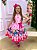 Vestido Infantil Temáticos Luxo Divertidamente Rosa - Imagem 2