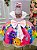 Vestido Infantil Temáticos da Gigi Peito Perolas Bolofofos - Bolo Fofos Rosa - Imagem 4