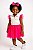 Vestido Blogueirinha Babado Rebeca Rosa Neon - Imagem 5