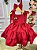 Vestido Blogueirinha Vermelho Cerejinha - Imagem 8
