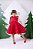 Vestido Blogueirinha Vermelho Cerejinha - Imagem 9