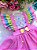 Romper/Vestido Princesa Circo -Doces -Doceria - Candy Rosa - Imagem 1