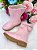 Bota Coturno Ortobaby Lorena Rosa Bebe - Imagem 3