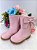 Bota Coturno Ortobaby Lorena Rosa Bebe - Imagem 2