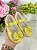 Sapatilha Flor Di MIla Baby Amarelo Lacinho Strass - Imagem 5