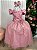 Vestido Marie Longo Manga Princesa Rose - Imagem 1