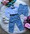 Conjunto Miss Cherry Social Leonardo Colete Azul Claro - Imagem 15